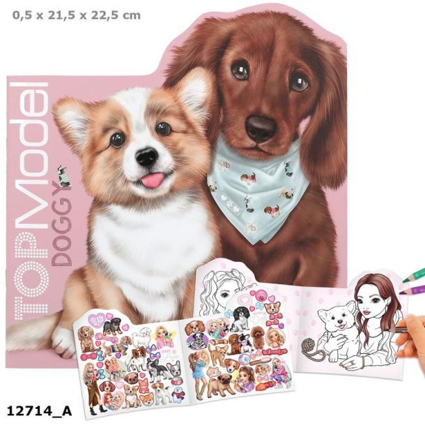 TOPModel Malebog Hunde Kitty &amp; Doggy