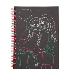 TOPModel Doodle Bog m/neonpenne