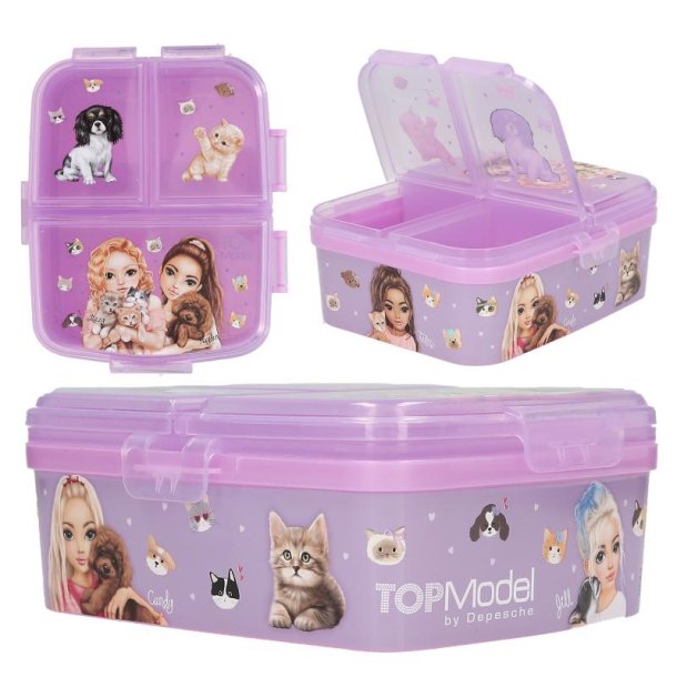TOPModel Madkasse m/3 rum XL Kitty &amp; Doggy