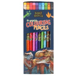 Dino World Farveblyanter m/viskel�der