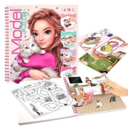 TOPModel Kitty Aktivitets- og malebog