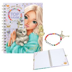 TOPModel Dagbog m/l�s og armb�nd