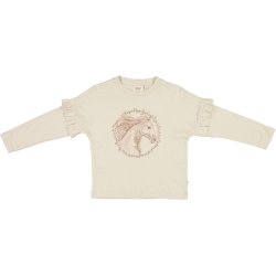 Wheat Bluse Horse Embroidery Fossil