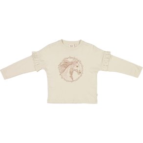 Wheat Bluse Horse Embroidery Fossil