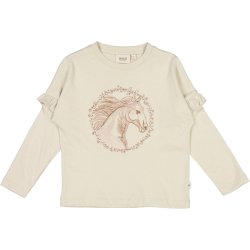 Wheat Bluse Horse Embroidery Fossil