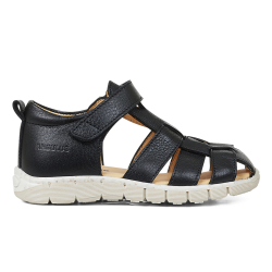Angulus Sandal Med Velcrolukning Sort