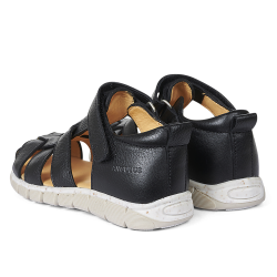 Angulus Sandal Med Velcrolukning Sort