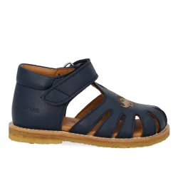 Angulus Sandal Begynder med Dinobroderi Navy