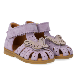 Angulus Begynder Sandal med Sommerfugl Amethyst