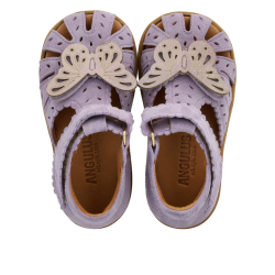 Angulus Begynder Sandal med Sommerfugl Amethyst