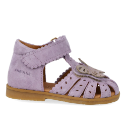 Angulus Begynder Sandal med Sommerfugl Amethyst