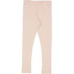 Wheat Leggins Rib Rose Melange