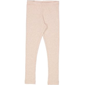 Wheat Leggins Rib Rose Melange