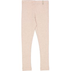 Wheat Leggins Rib Rose Melange