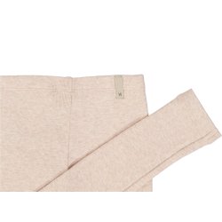 Wheat Leggins Rib Rose Melange