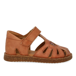 Angulus Sandal med Glitterhjerte Tan