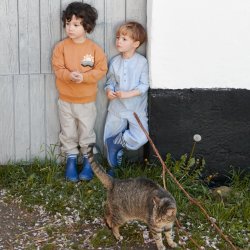 Wheat Bukser Junior Sasha Blue Stripe