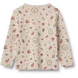 Wheat Nattj LS Picoting Mila Offwhite Holiday