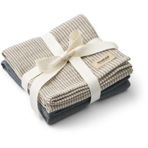 Wheat Stofbleer 2-pak Kaya Muslin Stormy Weather