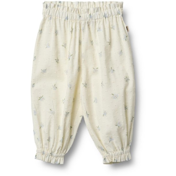 Wheat Bukser Baby Polly Blue Flowers