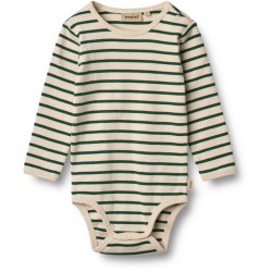 Wheat Body LS Berti Green Stripe