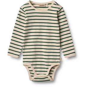 Wheat Body LS Berti Green Stripe