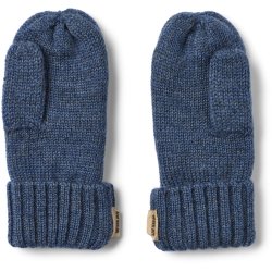 Wheat Strik Luffer Junior Jaquard Mittes Towsi Blue