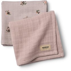 Wheat Stofbleer 2-pak Kaya Muslin Soft Lilac