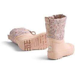 Wheat Termo Gummist�vler Snowboot Drizzle Rose Dust Flowers