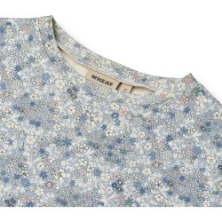 Wheat Kjole SS Jersey Emilie Blue Summer Flowers