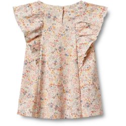 Wheat Kjole SS Baby Ruffle Bright Flowers