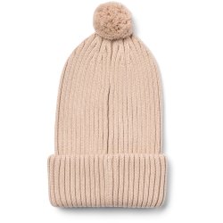 Wheat Strik Hue Beanie Habar  Rose Powder