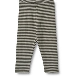 Wheat Leggins Baby Jules Jersey Winter Forest Stripe