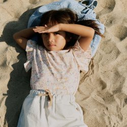 Wheat t-shirt SS Ally Bright Flowers