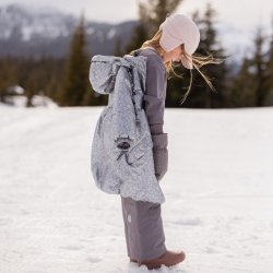 Wheat Vinterjakke Junior Puffer Luna Silver Flower Meadow