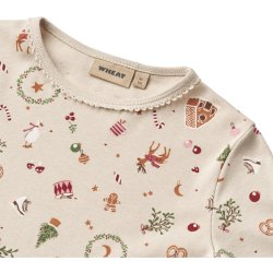 Wheat Nattj LS Picoting Mila Offwhite Holiday