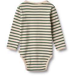Wheat Body LS Berti Green Stripe
