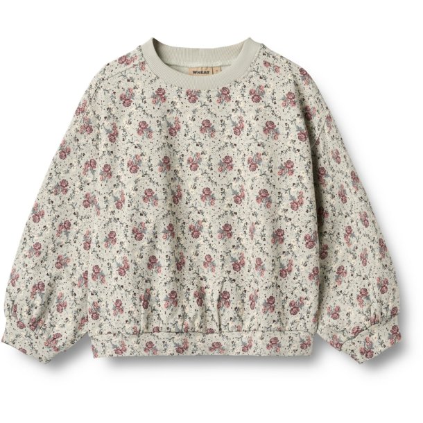 Wheat Sweatshirt LS Junior Lia Slightly Green Flowers