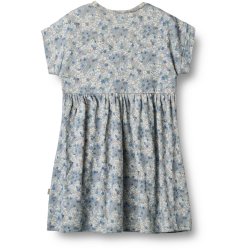 Wheat Kjole SS Jersey Emilie Blue Summer Flowers