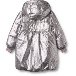 Wheat Vinterjakke Junior Puffer Luna Silver Flower Meadow