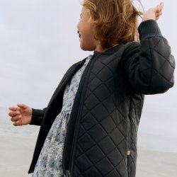 Wheat Kjole SS Jersey Emilie Blue Summer Flowers