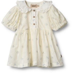Wheat Kjole SS Baby Adele Blue Flowers