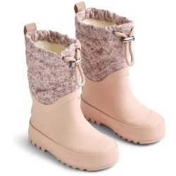 Wheat Termo Gummist�vler Snowboot Drizzle Rose Dust Flowers