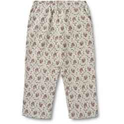Wheat Sweatpants Junior Eline Slightly Green Flowers
