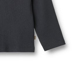 Wheat t-shirt LS Rib Milo Navy