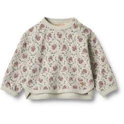 Wheat Sweatshirt LS Baby Emery Slightly green Flowers