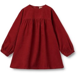 Wheat Kjole LS Junior Elvira Cherry Red