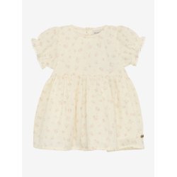 Minymo Kjole SS AOP Eggnog