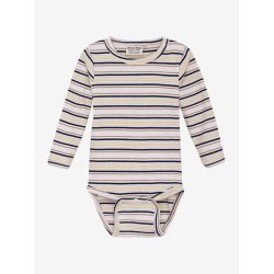 Minymo Body LS AOP Sweat Grey Melange