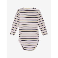 Minymo Body LS AOP Sweat Grey Melange